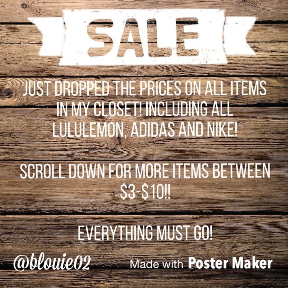 🎉🎉CLOSET CLOSING SALE🎉🎉